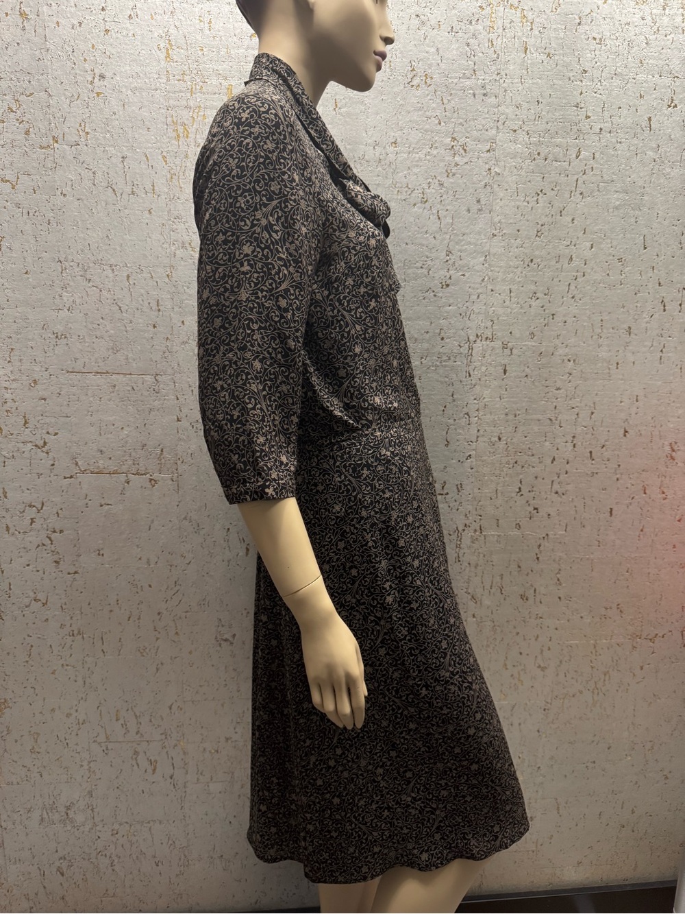 Talbots Two Piece, 100% Silk Blouse Size 8 and Skirt Size 12